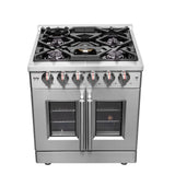 Forno Massimo 30" French Door Gas Range