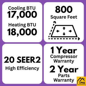 MRCOOL DIY® 5th Gen EasyPro 18,000 BTU Single Zone Mini Split Complete System 230V with 16 ft. DIY Quick Connect Line Set and DIYPRO Cable, EZPRO-18-HP-23016D-O
