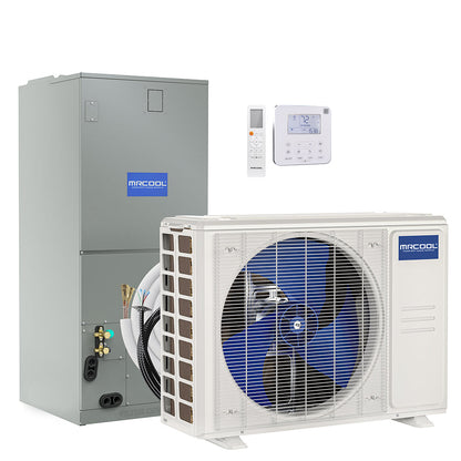 MRCOOL 36K BTU 18 SEER Ducted Air Handler and Condenser, CENTRAL-36-HP-230-00
