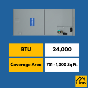 MRCOOL 24K BTU 2 Ton Central Ducted VersaPro® & Hyper Heat 2nd Gen Multiposition Air Handler, MVP-24-HP-MUAH-230A00-O