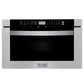 ZLINE Appliance Package - 48" Gas Range, Range Hood, 36" Refrigerator with Water/Ice Dispenser, 24" Microwave Drawer and Dishwasher in Stainless Steel