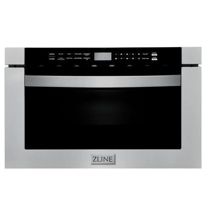 ZLINE 24 Inch 1.2 Cu. Ft. Microwave Drawer In Stainless Steel, MWD-1