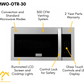ZLINE Over the Range Convection Microwave Oven in Stainless Steel with Modern Handle and Sensor Cooking, MWO-OTR-30