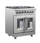 Forno Massimo 30" Freestanding French Door Dual Fuel Range