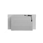 FORNO Espresso Capoliveri 30" 1.2 cu. ft. Built-In Microwave Drawer in White with Stainless Steel Handles, FMWDR3000-30WHT