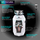FORNO ACQUA BrightDiamond Moonstone 1 HP Ultra-Quiet Garbage Disposal with Motion Sensor Light & Pre-Wired Air Switch