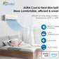 Senville AURA 45,000 BTU 5 Zone Ductless Mini Split - 230V - 21.8 SEER2 - Energy Star, SENA-48HF-F99999