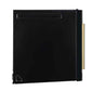 FORNO Fornace 30" 1.5 cu. ft. 300 CFM Over The Range Microwave in Black with Antique Brass Accents, FOTR3038-30BLK