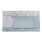 FORNO Fornace 30" 1.5 cu. ft. 300 CFM Over The Range Microwave in White with Stainless Steel Accents, FOTR3038-30WHT