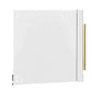 FORNO Fornace 30" 1.5 cu. ft. 300 CFM Over The Range Microwave in White with Antique Brass Accents, FOTR3038-30WHT