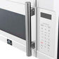 FORNO Fornace 30" 1.5 cu. ft. 300 CFM Over The Range Microwave in White with Stainless Steel Accents, FOTR3038-30WHT