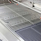 FORNO Bulnes Outdoor Kitchen - 40" BBQ, 95,000 BTU, 5 Burners, Sear & Rotisserie Infrared with Side Burner, Stainless Steel Outdoor Kitchen with 1.8 cu.ft. Beverage Center & White Sintered Stone Countertops