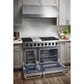 THOR Kitchen 48 in. 6.8 cu. ft. Double Oven Natural Gas Range in Stainless Steel, LRG4807U