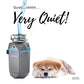 FORNO ACQUA BrightDiamond Black Onyx 1 HP Ultra-Quiet Garbage Disposal with Motion Sensor Light & Pre-Wired Air Switch