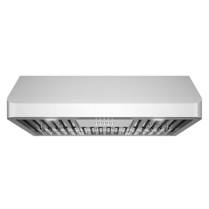 Cosmo 30" 500 CFM Convertible Under Cabinet Range Hood with Push Button Controls, COS-QB75