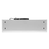 Cosmo 36" Ducted Under Cabinet Range Hood in Stainless Steel with Touch Display, LED Lighting and Permanent Filters