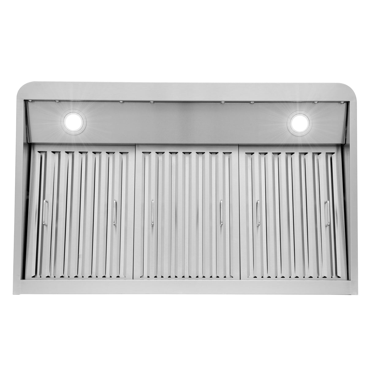 Cosmo 36" Ducted Under Cabinet Range Hood in Stainless Steel with Touch Display, LED Lighting and Permanent Filters