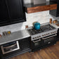 ZLINE Appliance Package - 48" Dual Fuel Range with Black Matte Door and Convertible Vent Range Hood in Satin Stainless Steel, 2KP-RASBLMRH48