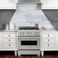 ZLINE 30 in. Dual Fuel Range and Range Hood Satin Stainless Steel Appliance Package, 2KP-RASSNRH30