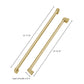 ZLINE Autograph Edition Champagne Bronze Handles for 60" Built-in Refrigerators (Set of 4), RBIVHZ-CB-60