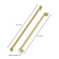 ZLINE Autograph Edition Champagne Bronze Handles for 36" Built-in Refrigerators (Set of 3), RBIVHZ-CB-36