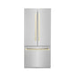 ZLINE Autograph Gold Package - 48" Rangetop, 48" Range Hood, Dishwasher, Built-In Refrigerator, Microwave Drawer