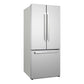 Cosmo 30" 17.5 cu. ft. Counter Depth 3-Door French Door Refrigerator with Freezer Drawer in Fingerprint Resistant Stainless Steel, COS-RFFV183GHS
