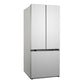 Cosmo 30" 17.5 cu. ft. Counter Depth 3-Door French Door Refrigerator with Freezer Drawer and Recessed Handles in Fingerprint Resistant Stainless Steel, COS-RFFV183RS