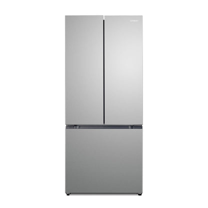 Cosmo 30" 17.5 cu. ft. Counter Depth 3-Door French Door Refrigerator with Freezer Drawer and Recessed Handles in Fingerprint Resistant Stainless Steel, COS-RFFV183RS