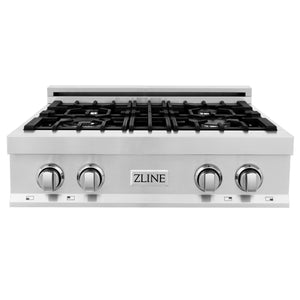 ZLINE 30 in. Rangetop with 4 Gas Burners, RT30