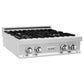 ZLINE Appliance Package - 30" Double Wall Oven, Rangetop, Over The Range Microwave, 3KP-RTOTRH30-AWD