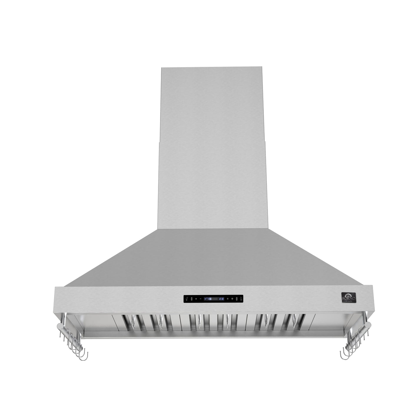 FORNO Venezia 48" 900 CFM Wall Mount Ducted Range Hood with Touch Controls and LED Lights in Stainless Steel, FRHWM5503-48