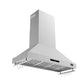 FORNO Venezia 48" 900 CFM Wall Mount Ducted Range Hood with Touch Controls and LED Lights in Stainless Steel, FRHWM5503-48