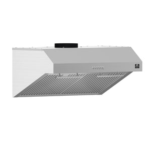 FORNO Espresso Bari 30" 400 CFM Under Cabinet Range Hood in Stainless Steel, FRHUC5255-30