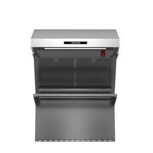 FORNO Savona 30" 600 CFM Wall Mount Range Hood with Back Splash and Hybrid Filters, FRHWM5029-30HB