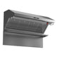 FORNO Savona 60" 1200 CFM Wall Mount Range Hood with Back Splash and Hybrid Filters, FRHWM5029-60HB