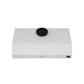 FORNO Espresso Bari 30" 400 CFM Under Cabinet Range Hood in White with Stainless Steel Handles, FRHUC5255-30WHT