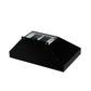 FORNO Aria 36" 1200 CFM Convertible Wall Mount Range Hood with Black Hood and Antique Brass Accents, FRHWM5095-36BLK