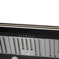 FORNO Aria 48" 1200 CFM Convertible Wall Mount Range Hood with Black Hood and Antique Brass Accents, FRHWM5095-48BLK