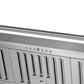 FORNO Aria 48" 1200 CFM Convertible Wall Mount Range Hood in Stainless Steel, FRHWM5095-48