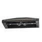 FORNO Aria 60" 1200 CFM Convertible Wall Mount Range Hood with Black Hood and Antique Brass Accents, FRHWM5095-60BLK