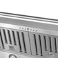 FORNO Aria 60" 1200 CFM Convertible Wall Mount Range Hood in Stainless Steel, FRHWM5095-60