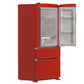 FORNO Espresso Luigi 33" 18 cu. ft. French Door Refrigerator in Red, FFFFD1791-33RED