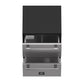 FORNO Cosenza 24" 4.69 cu.ft. Built-In Indoor/Outdoor Drawer Freezer with Ice Maker, FDRBI1838-24S