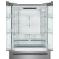 FORNO Rivello 36" French Door Standard Depth Refrigerator with Water and Ice Dispenser in Stainless Steel, FFFFD1783-36S
