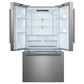FORNO Rivello 36" French Door Standard Depth Refrigerator with Water and Ice Dispenser in Stainless Steel, FFFFD1783-36S