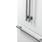 FORNO Rivello 36" French Door Standard Depth Refrigerator with Water and Ice Dispenser in White with Stainless Steel Accents, FFFFD1783-36WHT