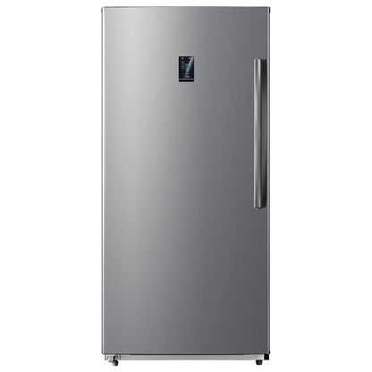 FORNO Rizzuto 28" 13.8 cu.ft. Left Hand Swing Convertible Refrigerator/Freezer in Stainless Steel, FFFFD1933-28LS