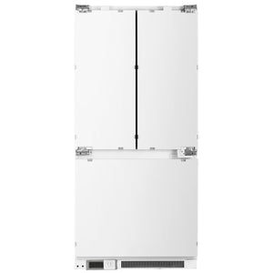 FORNO Rivestito 36" 15.5 cu. ft. Counter Depth Built-In Panel-Ready French Door Refrigerator with Automatic Ice Maker, FFRBI1811-36FR