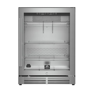 FORNO Asciutto 24" 4.41 cu.ft  Dry Aging Cabinet with LED Lighting and Adjustable Shelves in Stainless Steel, FFSDA6840-24